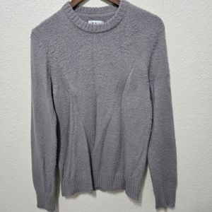 The Rail Mohair Sweater long sleeve crew neck gray